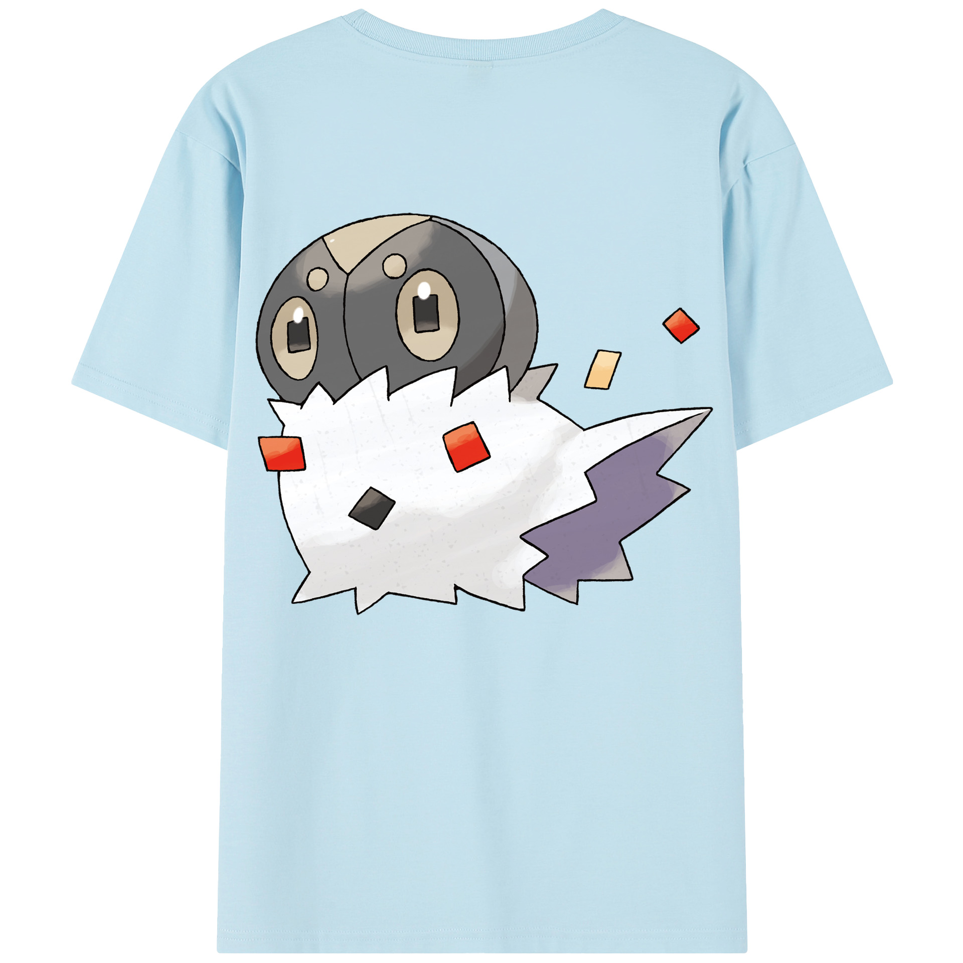 （画像用） ポケットモンスター Pokémon 綿100％半袖Tシャツ（背面プリント）